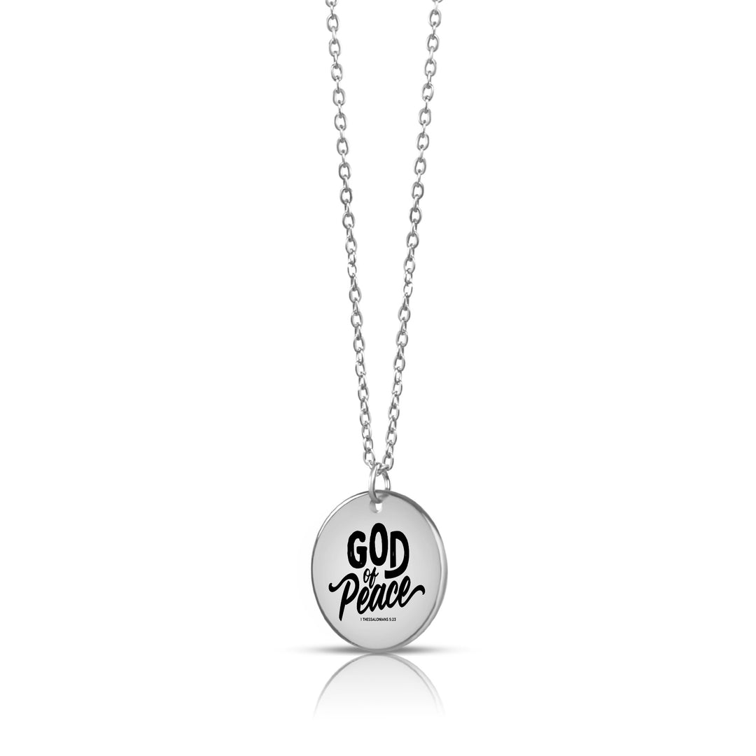 Christian Necklace God of Peace Pendant Pendant Necklaces