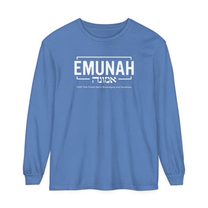 Emunah Faith That Trusts Long Sleeve Shirt Long-sleeve   