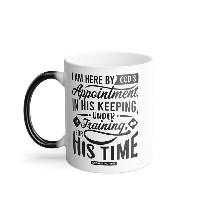 Christian Coffee Mug His Time Color Morphing Mug 11oz  