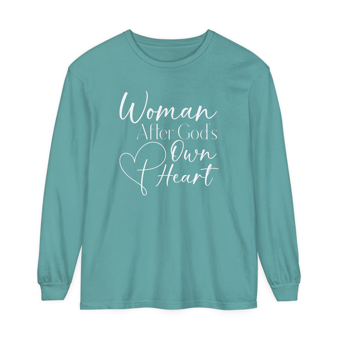 Woman After God Long Sleeve Shirt Long-sleeve Seafoam S 