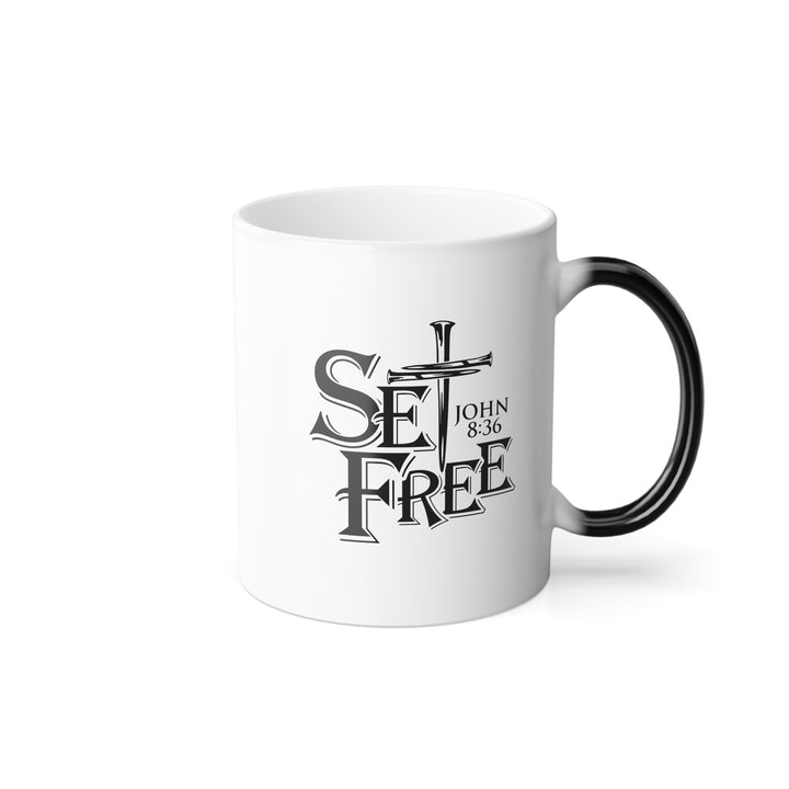 Christian Coffee Mug Set Free Color Morphing Mug   