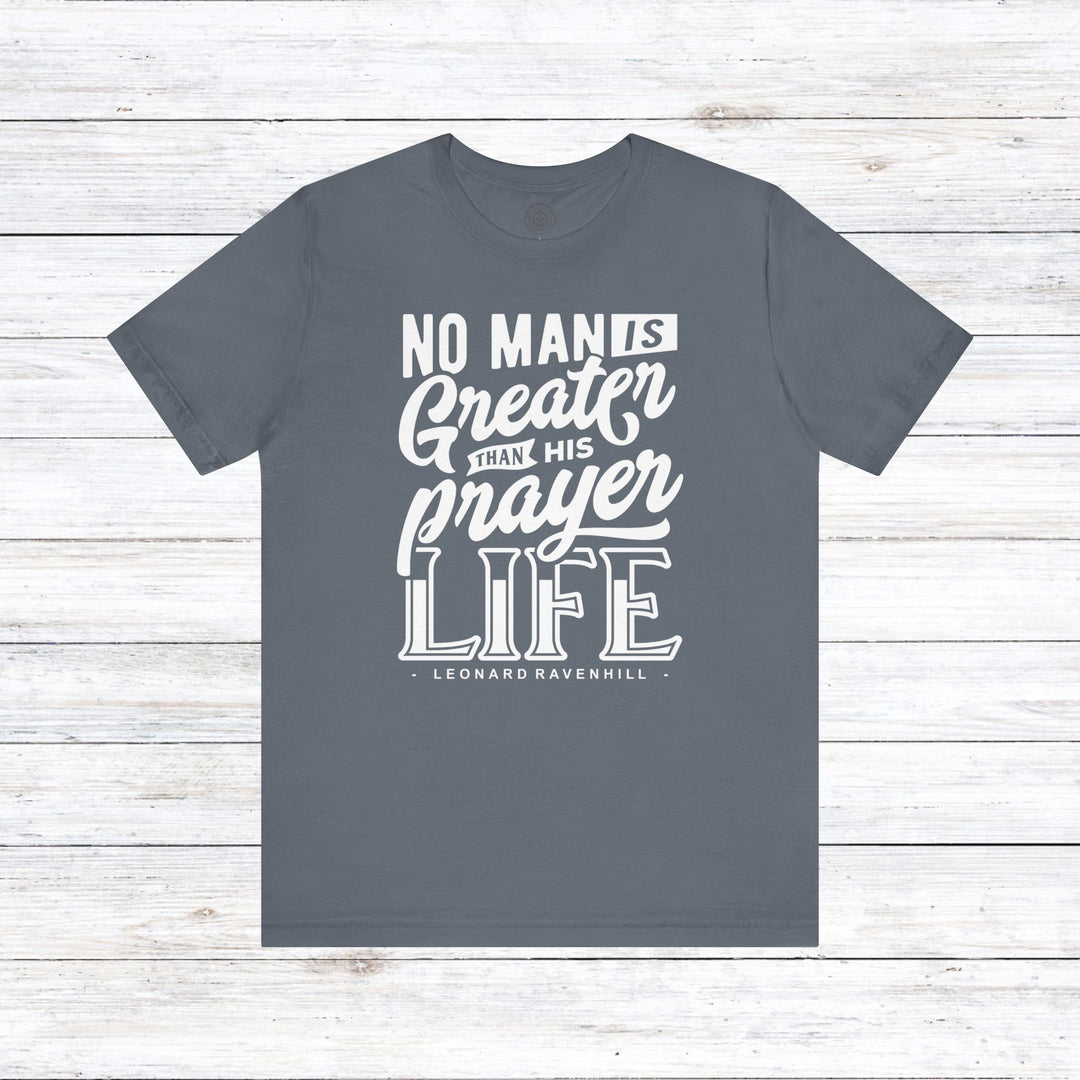 Prayer Life Unisex T-Shirt T-Shirt Steel Blue S 