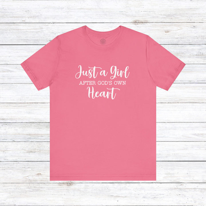 Girl After God's Own Heart Unisex T-Shirt T-Shirt Charity Pink S 