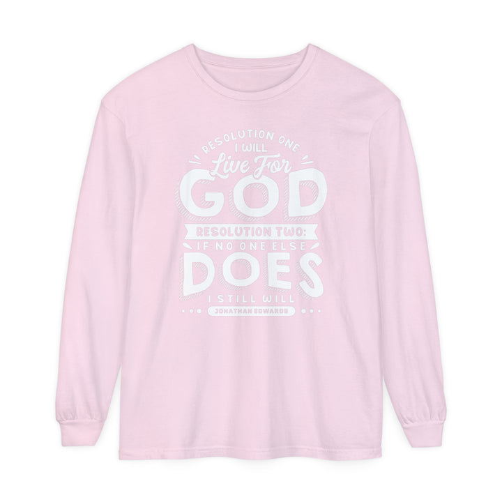 Live For God Long Sleeve Shirt Long-sleeve Blossom S 