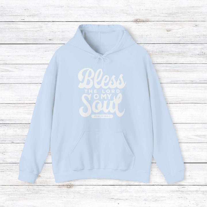 Bless The Lord Hoodie Hoodie Light Blue S 