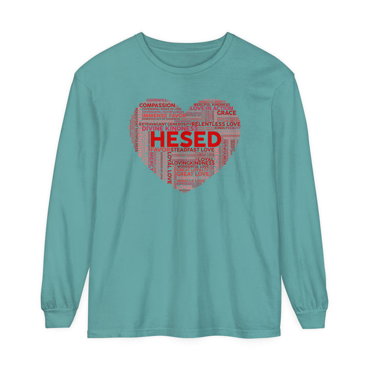 Hesed Heart Cloud Long Sleeve Shirt Long-sleeve Seafoam S 