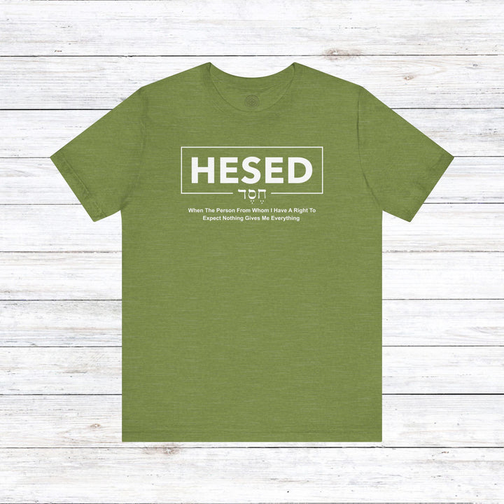 Hesed Everything Unisex T-Shirt T-Shirt Heather Green S 