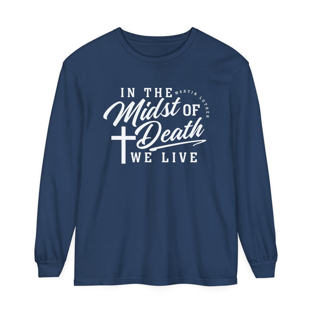 Midst of Death Long Sleeve Shirt Long-sleeve Midnight S 