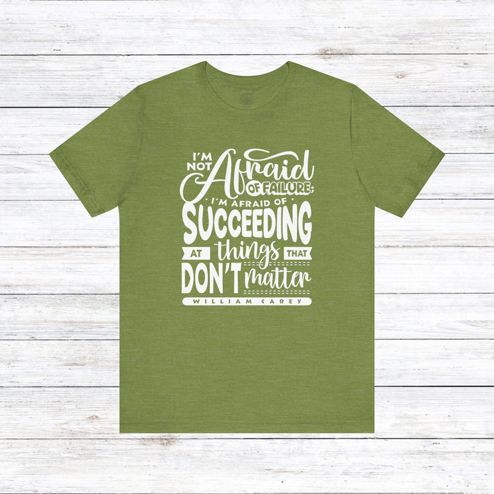 Things That Don't Matter Unisex T-Shirt T-Shirt Heather Green S 