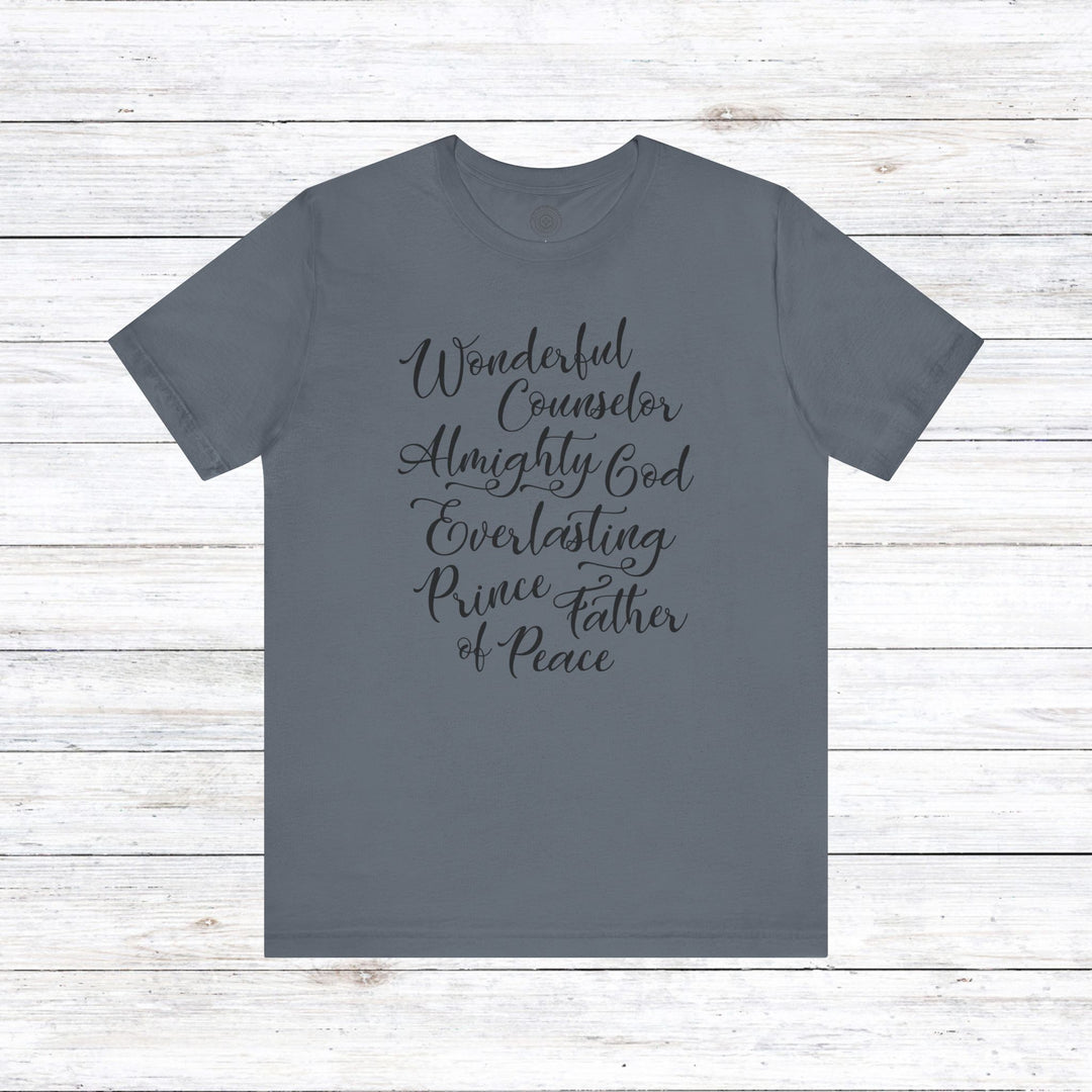 Wonderful Counselor Unisex T-Shirt T-Shirt Steel Blue S 