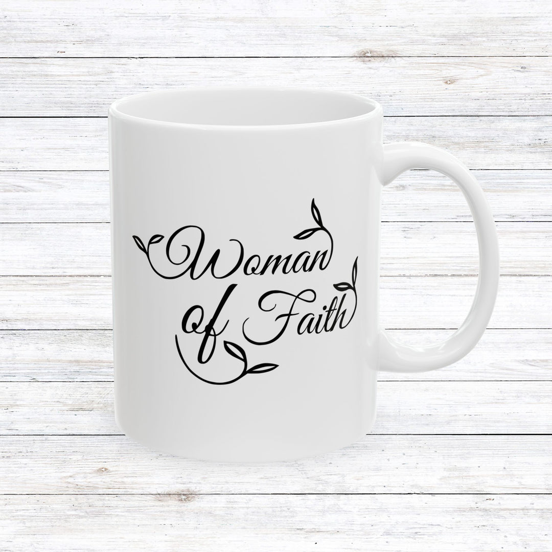 Christian Coffee Mug Woman of Faith Ceramic Mug 11oz  