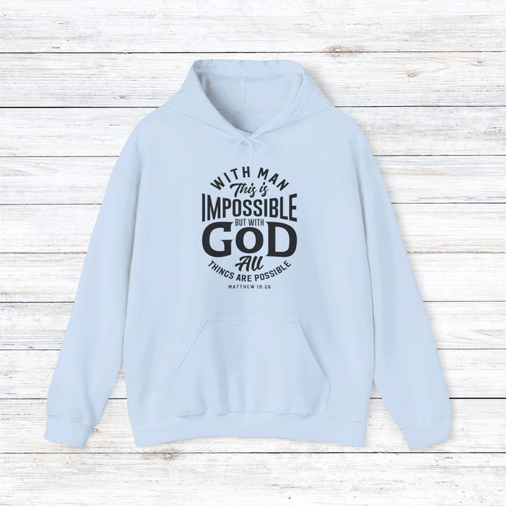 All Things Possible Hoodie Hoodie Light Blue S 