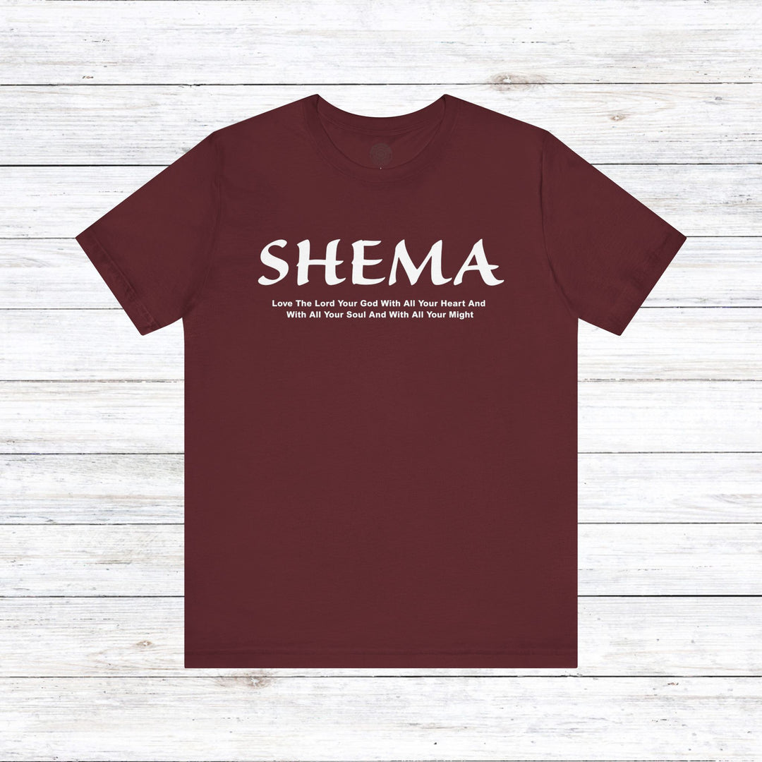 Shema Love The Lord Definition Unisex T-Shirt T-Shirt Maroon S 