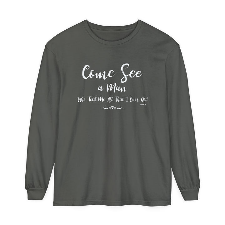 Come See Long Sleeve Shirt Long-sleeve Pepper S 