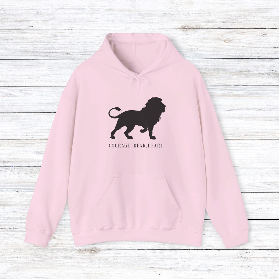 Courage Dear Heart Hoodie Hoodie Light Pink S 