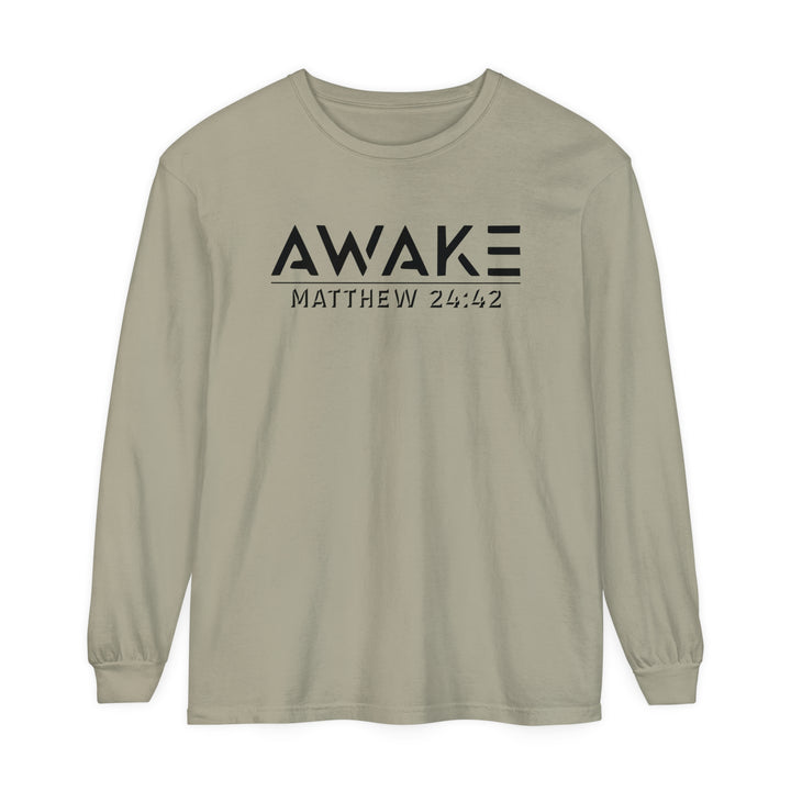 Awake Long Sleeve Shirt Long-sleeve Sandstone S 