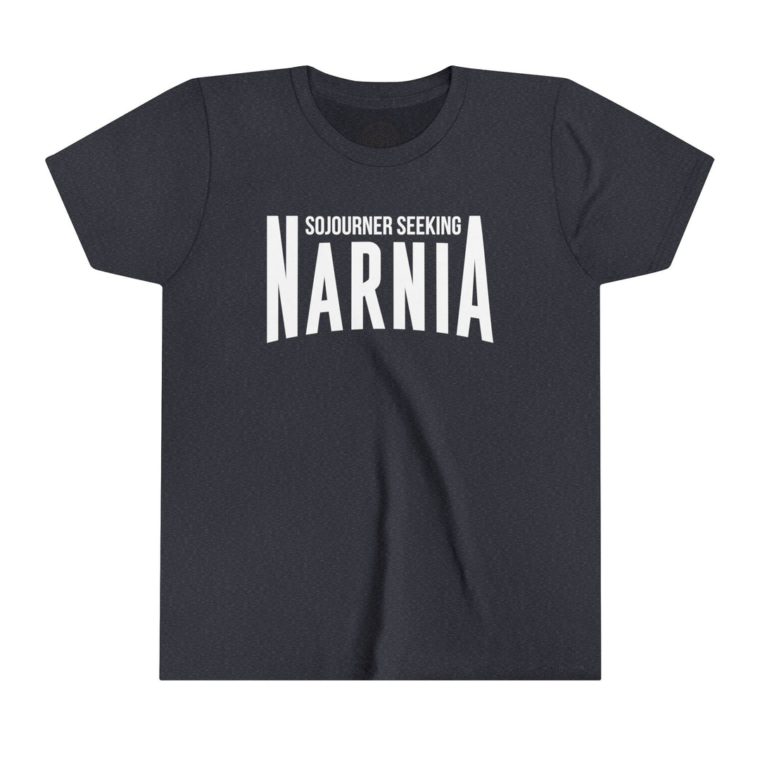 Sojourner Seeking Narnia Youth T-Shirt Kids clothes Heather Navy S 