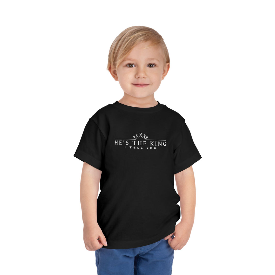 He's The King Toddler Tee Kids clothes   