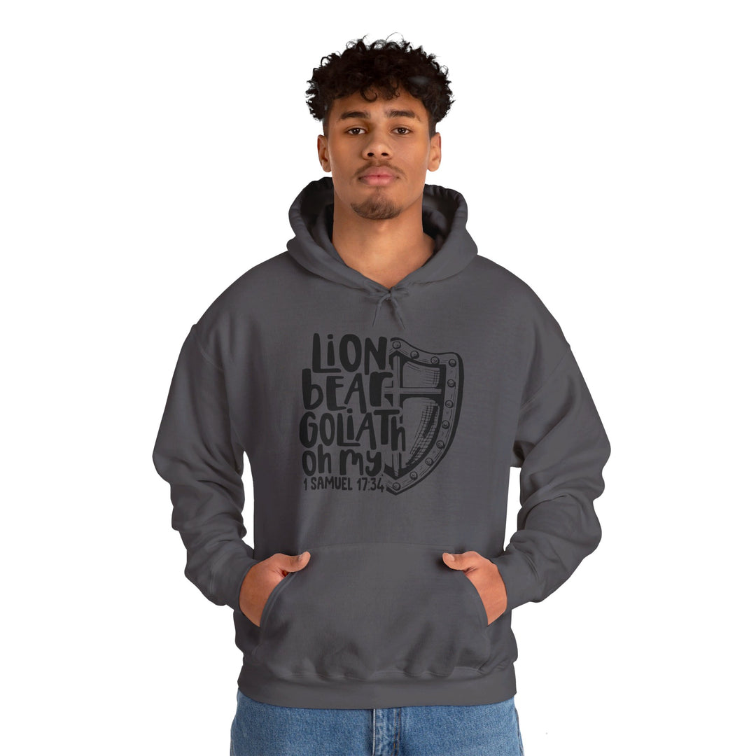 Lion, Bear, Goliath Oh My Hoodie Hoodie   