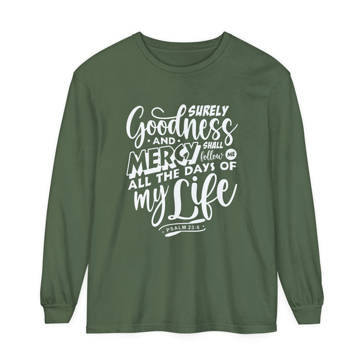 Goodness and Mercy Long Sleeve Shirt Long-sleeve Hemp S 