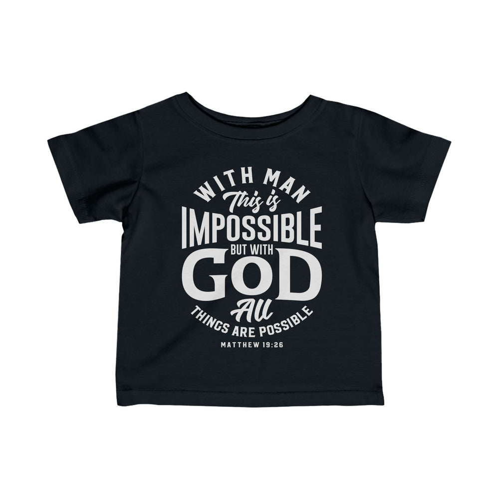 All Things Possible Baby Tee Kids clothes Black 6M 