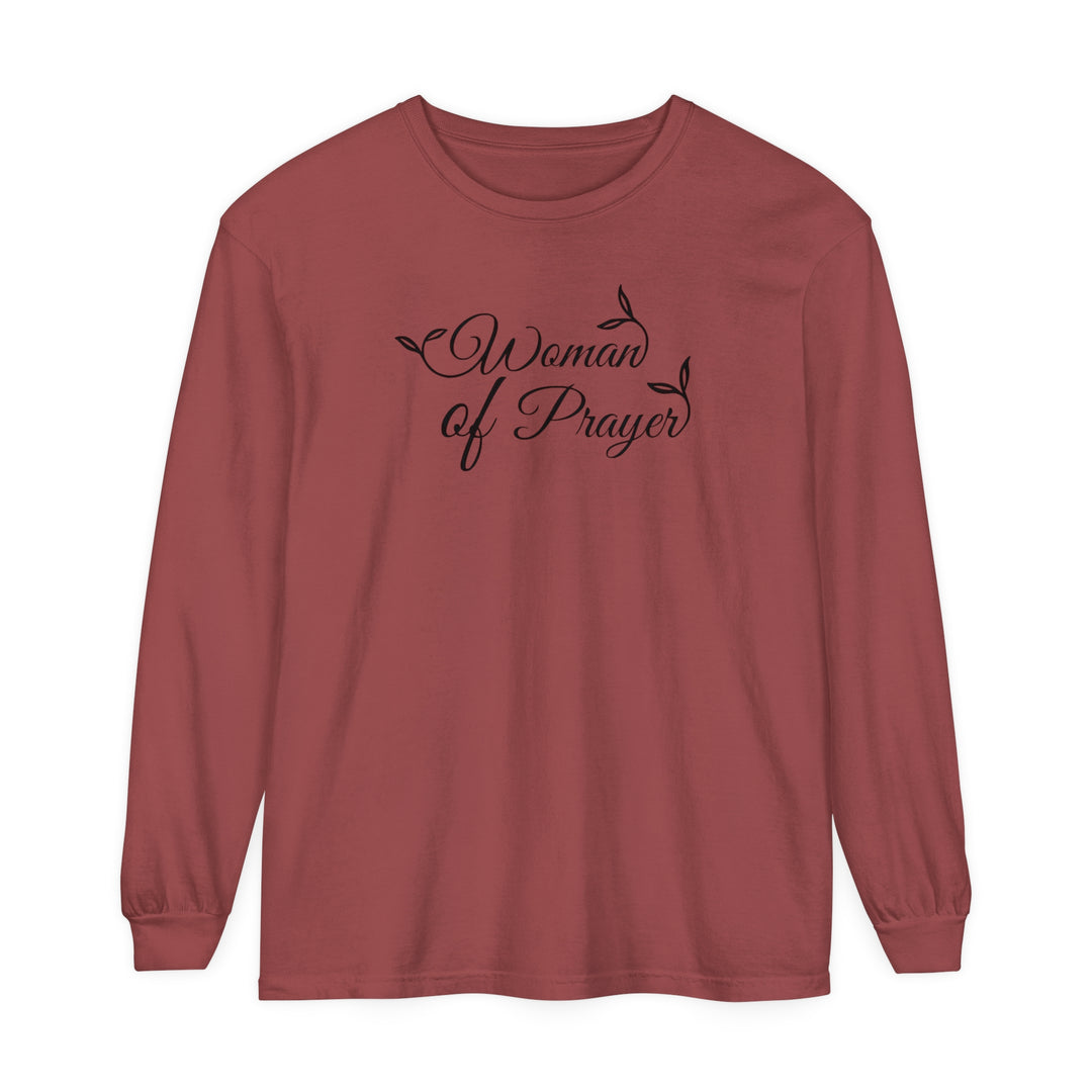 Woman of Prayer Long Sleeve Shirt Long-sleeve Brick S 