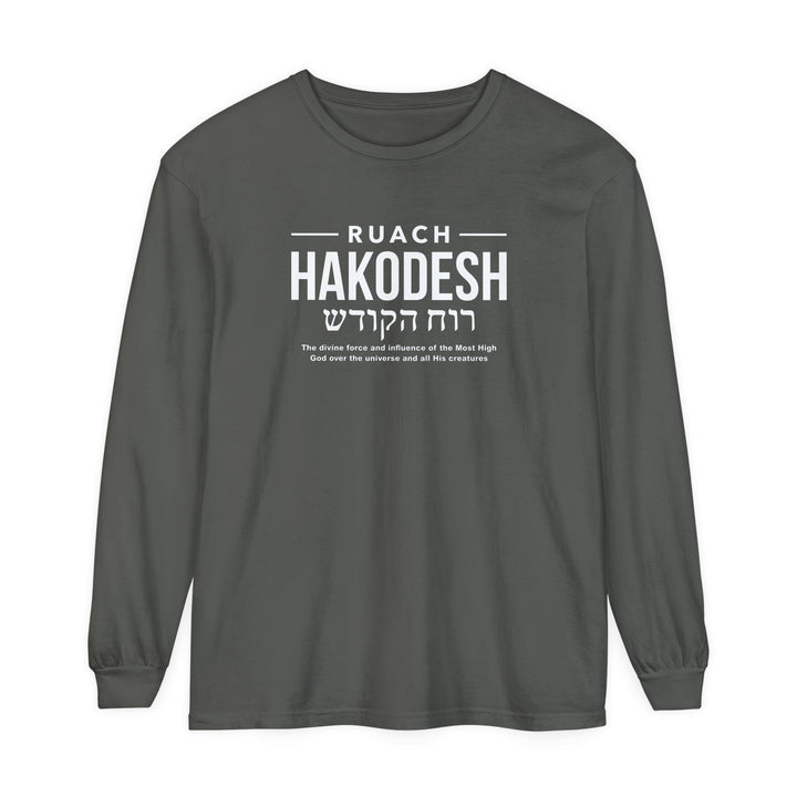 Ruach Hakodesh Divine Force Long Sleeve Shirt Long-sleeve Pepper S 