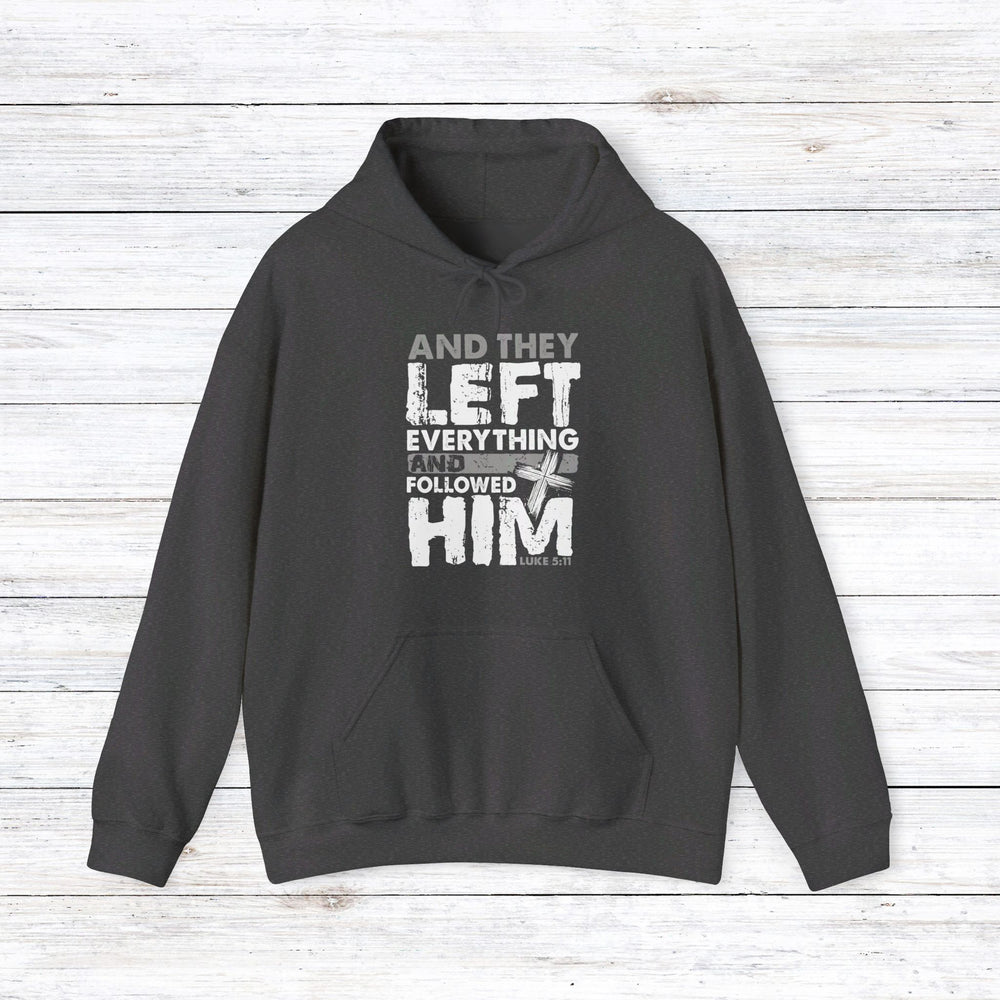 Left Everything Hoodie Hoodie Dark Heather S 