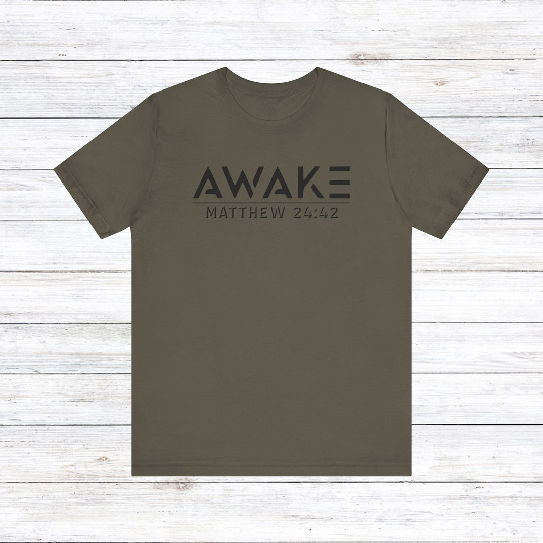 Awake Unisex T-Shirt T-Shirt Army S 