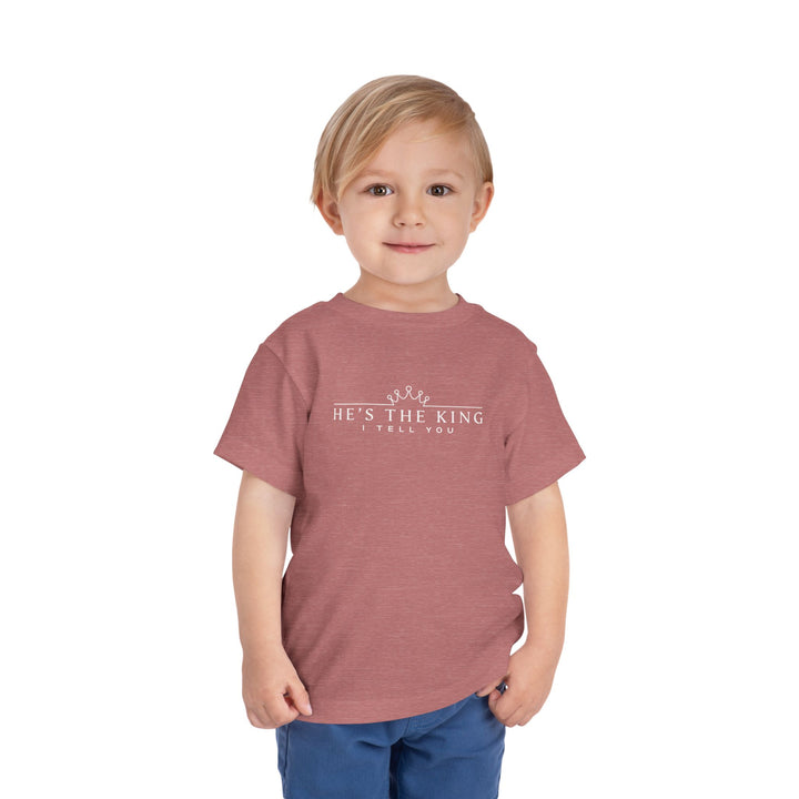 He's The King Toddler Tee Kids clothes   