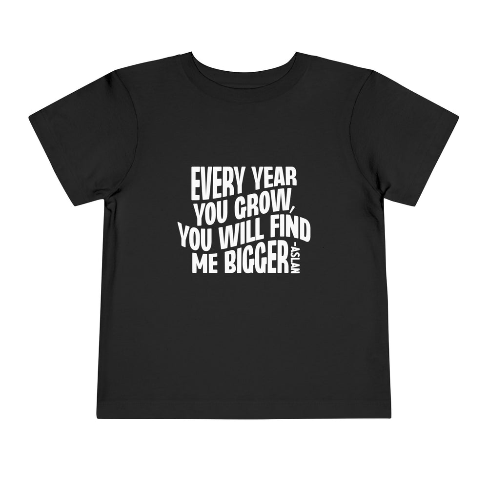 Every Year You Grow Toddler Tee Kids clothes Black 2T 