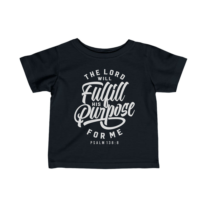 His Purpose Baby Tee Kids clothes Black 6M 