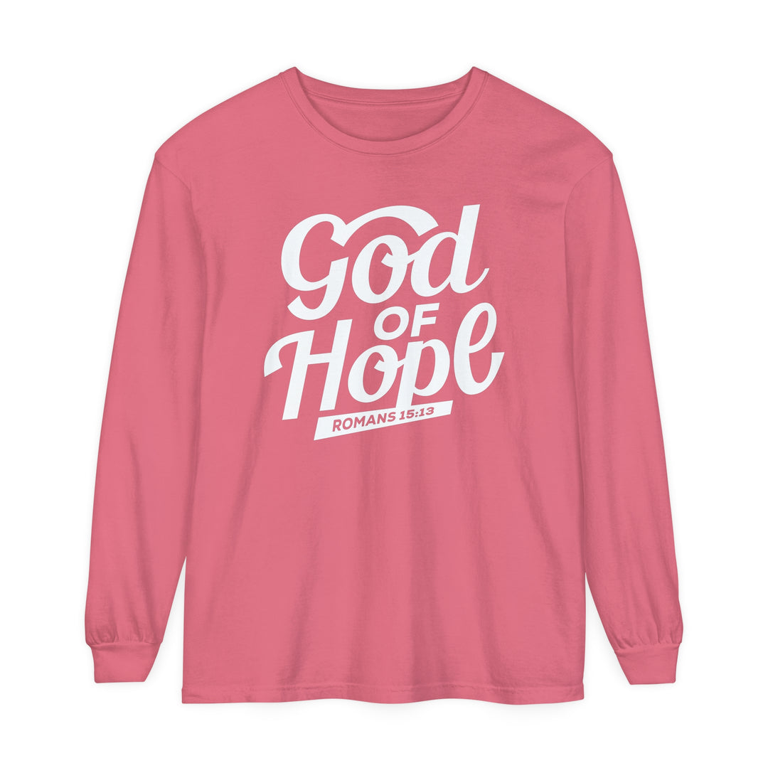 God of Hope Long Sleeve Shirt Long-sleeve Watermelon S 