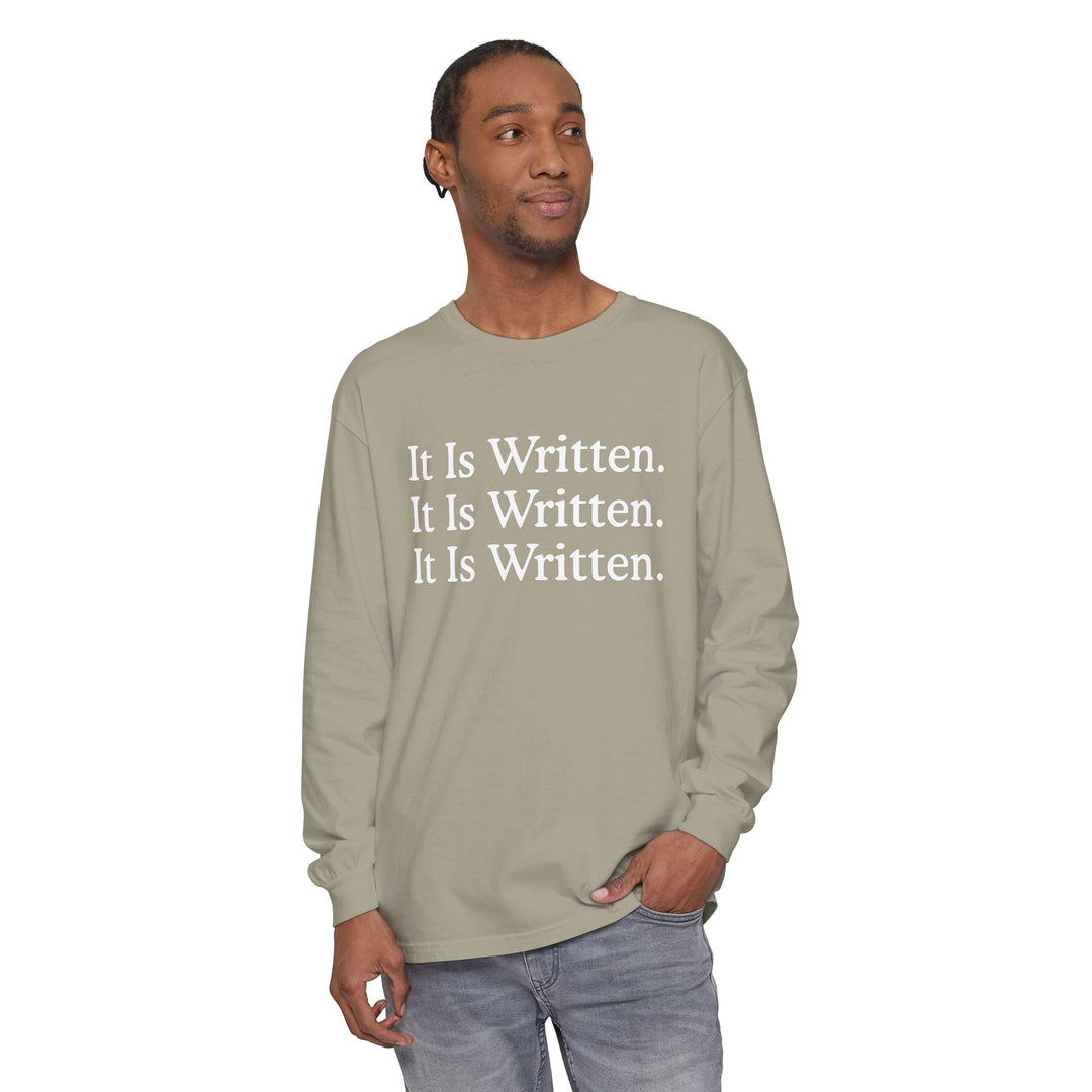 It Is Written Long Sleeve Shirt Long-sleeve   