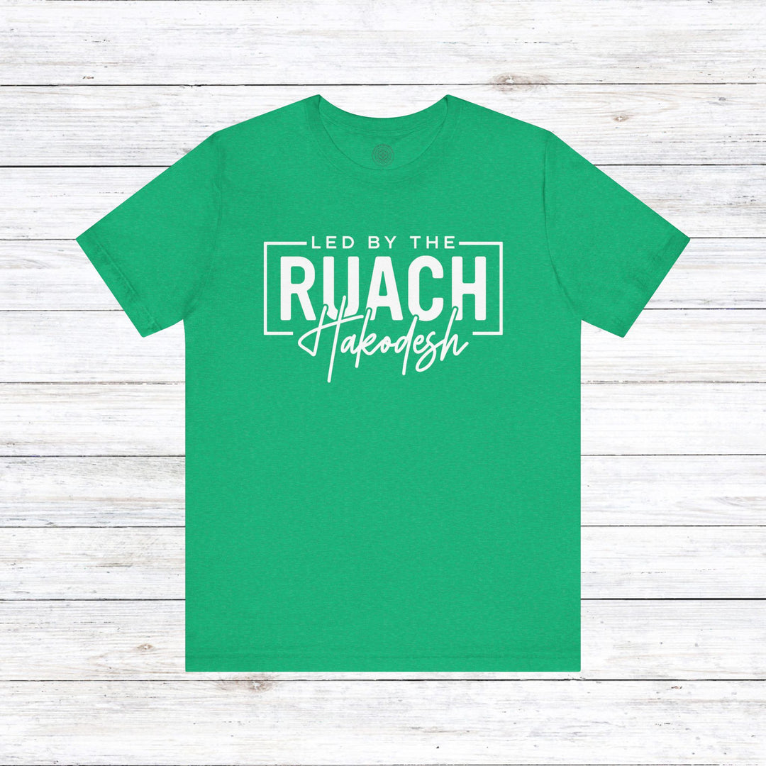 Led By Ruach Hakodesh Unisex T-Shirt T-Shirt Heather Kelly S 