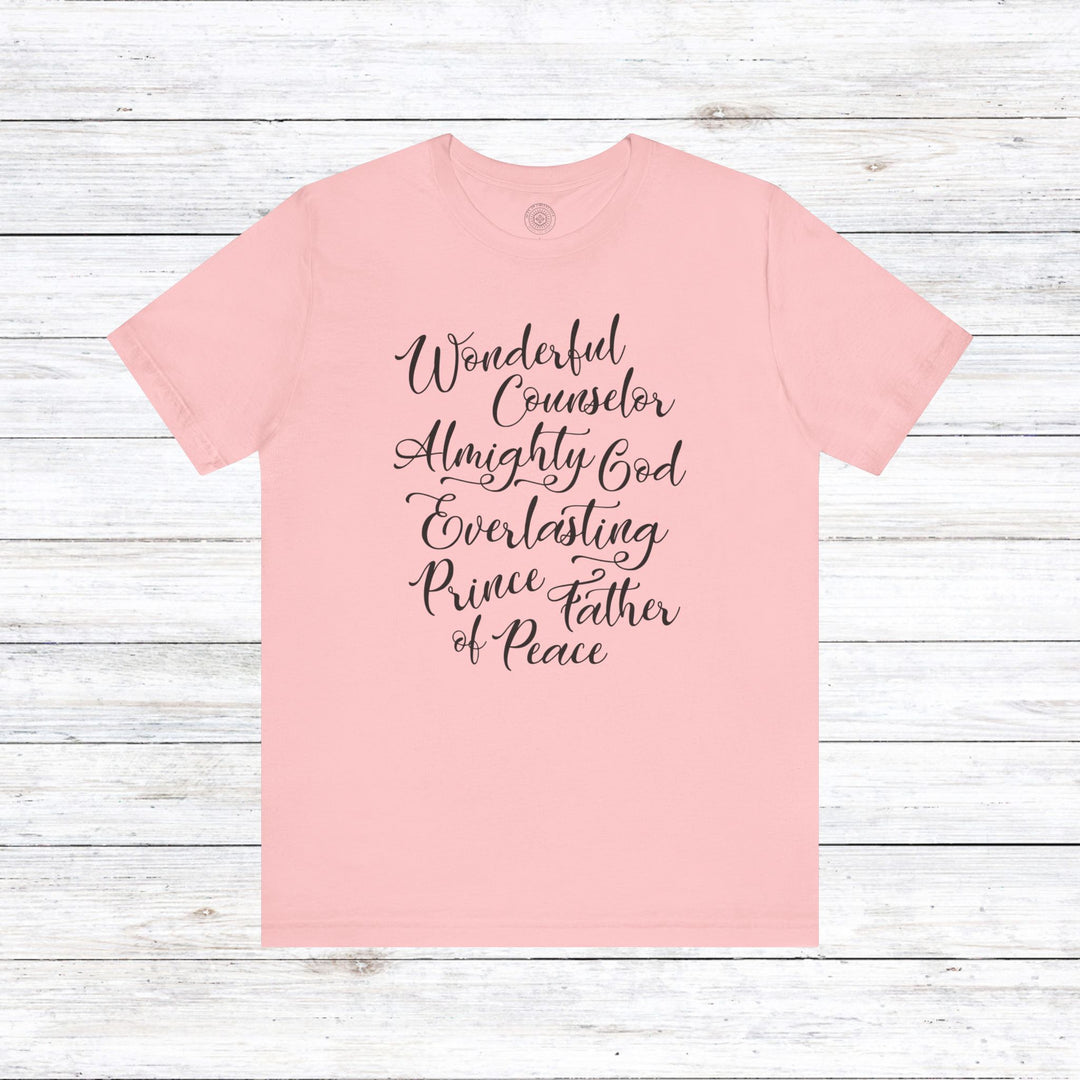 Wonderful Counselor Unisex T-Shirt T-Shirt Pink S 