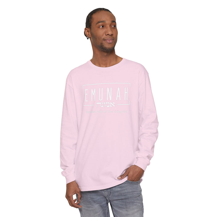 Emunah Steadfast Faith Long Sleeve Shirt Long-sleeve   