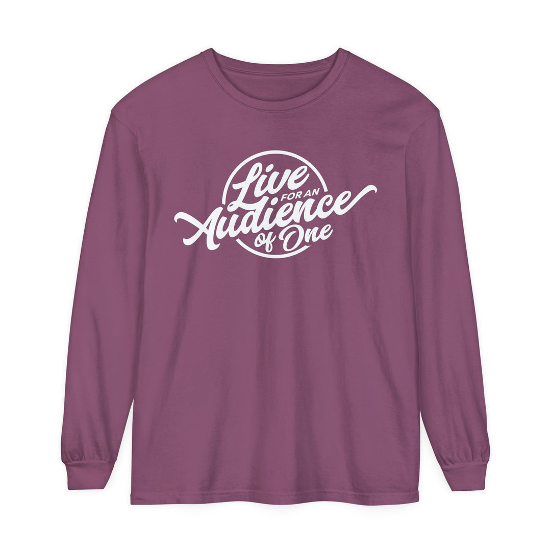 Audience of One Long Sleeve Shirt Long-sleeve Berry S 