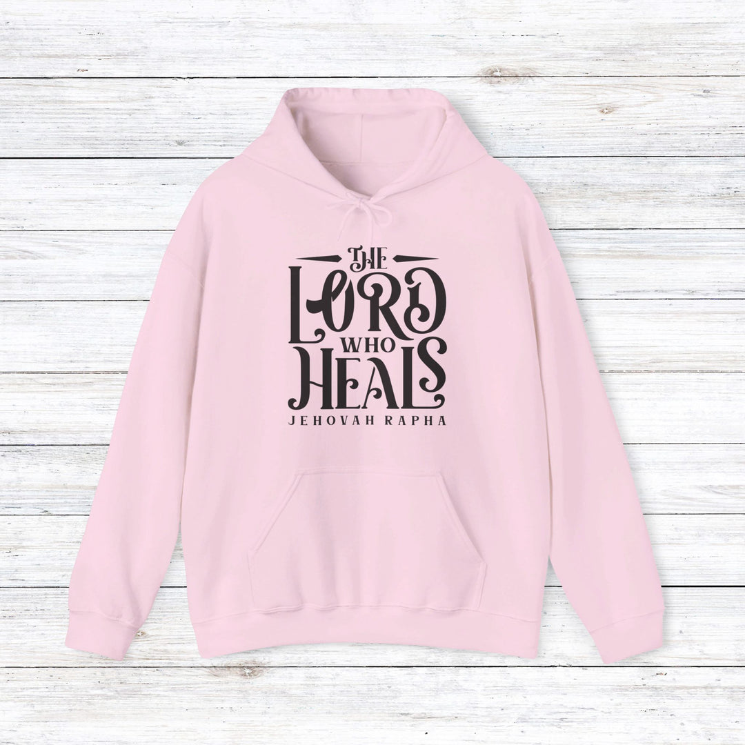 The Lord Who Heals Hoodie Hoodie Light Pink S 