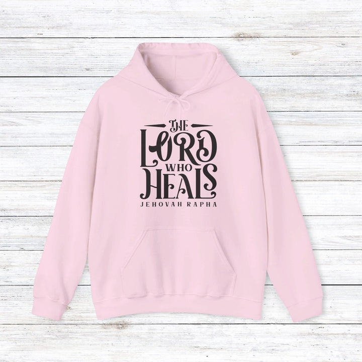 The Lord Who Heals Hoodie Hoodie Light Pink S 