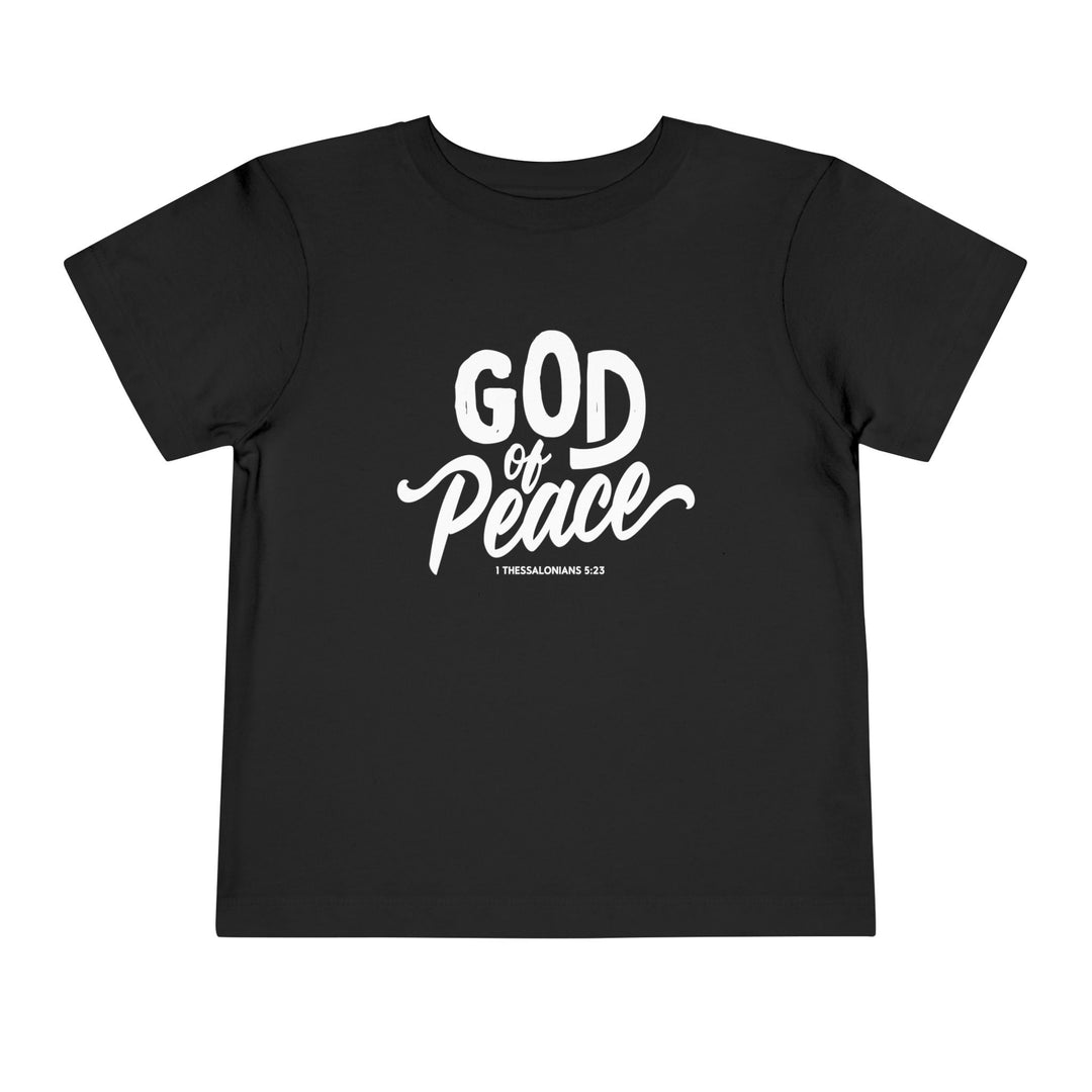 God of Peace Toddler Tee Kids clothes Black 2T 