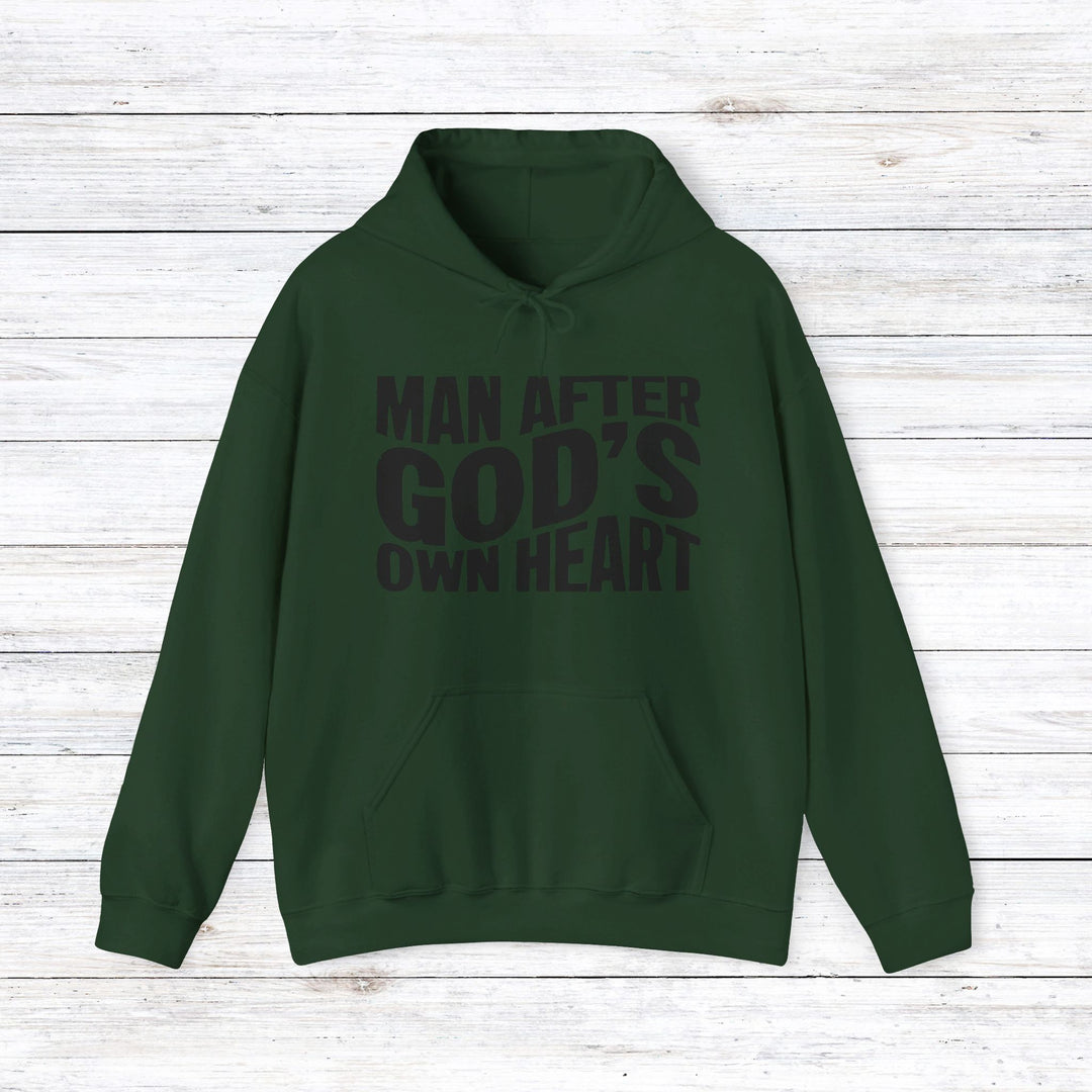 Man After God Hoodie Hoodie Forest Green S 