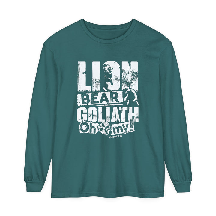 Lion Bear Goliath Long Sleeve Shirt Long-sleeve Blue Spruce S 