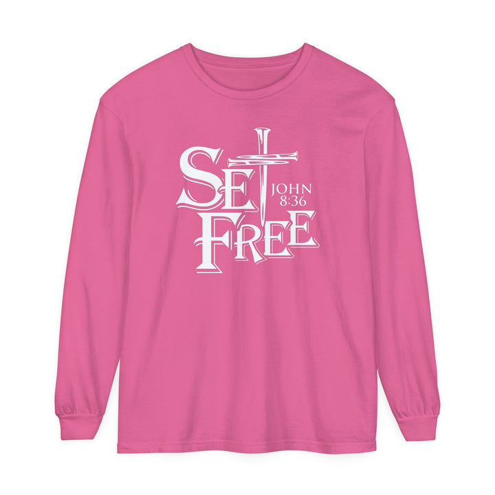 Set Free Long Sleeve Shirt Long-sleeve Crunchberry S 