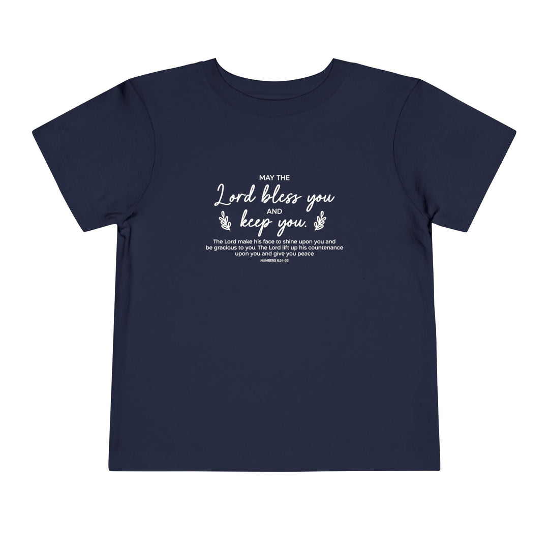 Bless and Keep You Toddler Tee Kids clothes Navy 2T 