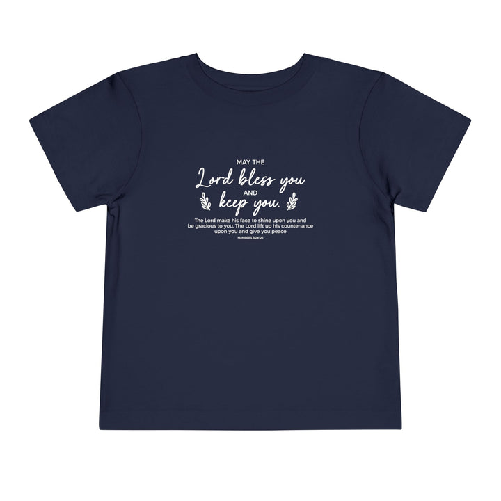 Bless and Keep You Toddler Tee Kids clothes Navy 2T 