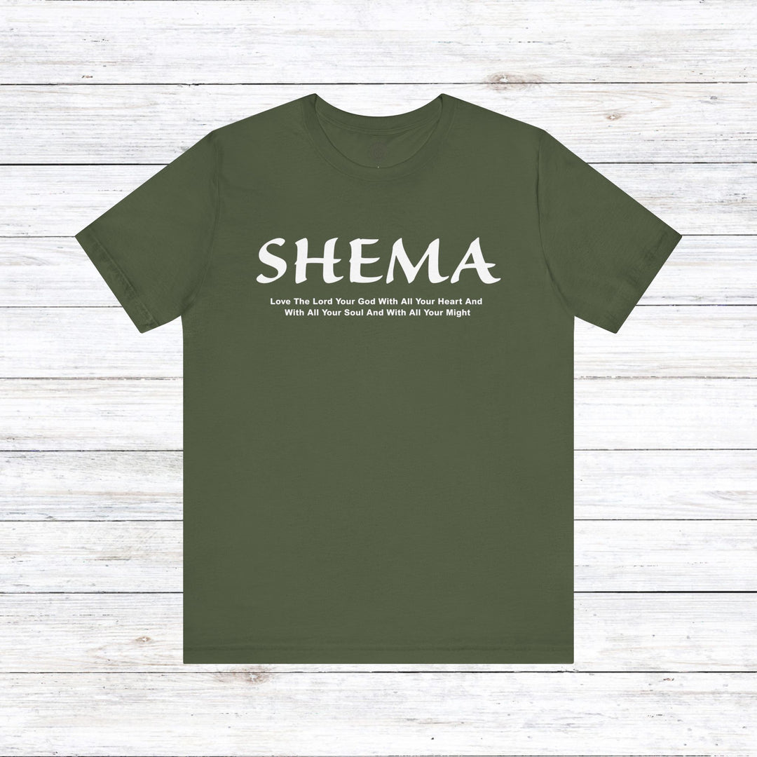 Shema Love The Lord Definition Unisex T-Shirt T-Shirt Military Green S 