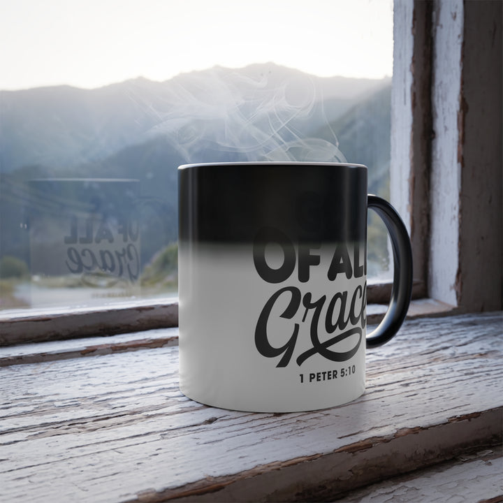 Christian Coffee Mug God of All Grace Color Morphing Mug   