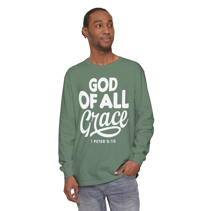 God of All Grace Long Sleeve Shirt Long-sleeve   