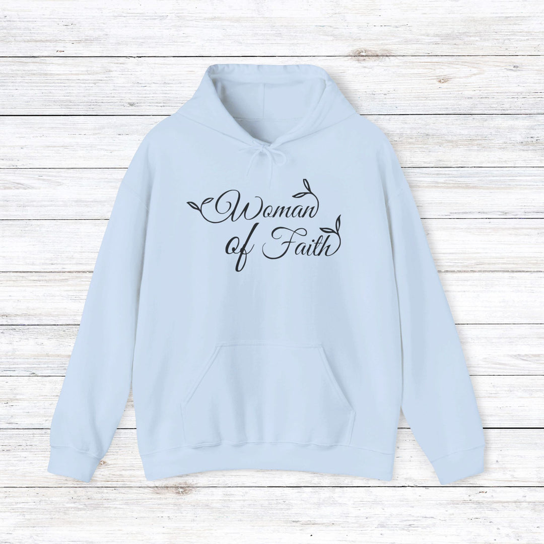 Woman of Faith Hoodie Hoodie Light Blue S 